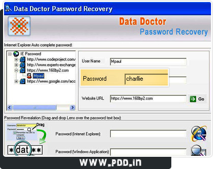 Internet Explorer Password Recovery 