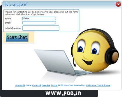 Online Web Chat Utility