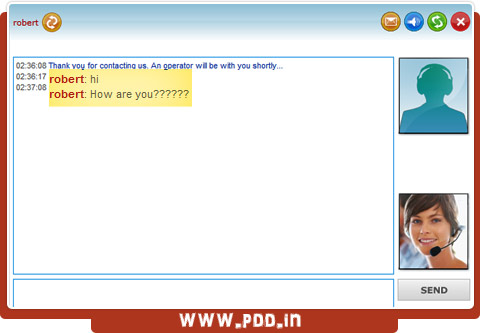 Online Web Chat Utility