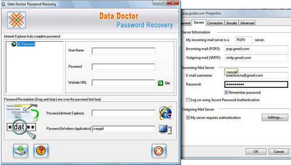 Internet Explorer Passwords Recovery