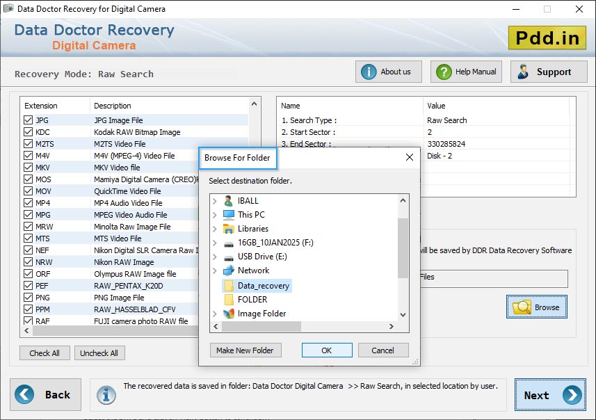 Digital Camera Data Recovery Software