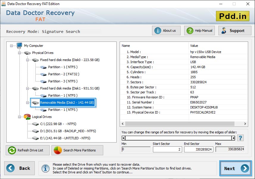 FAT Data Recovery Software