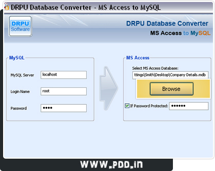 MS Access to MySQL Database Converter