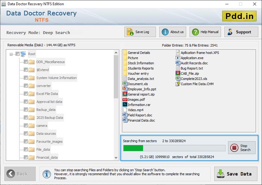 NTFS Data Recovery Software