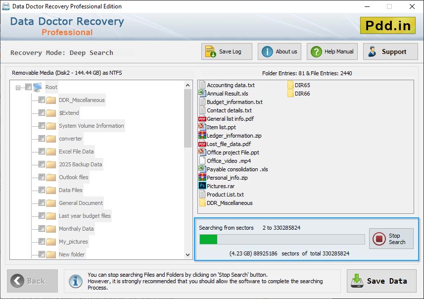 Disk Scanning process