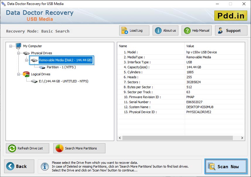 Removable Media Data Recovery Software