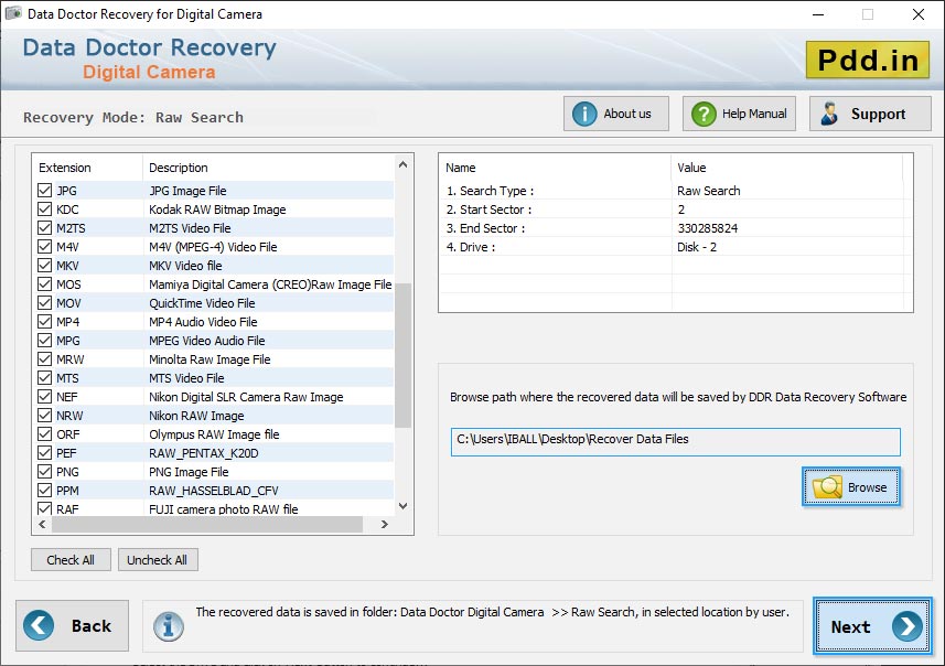 Digital Camera Data Recovery