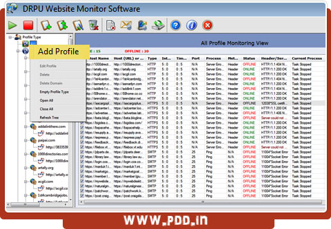 Website Monitoring Tool